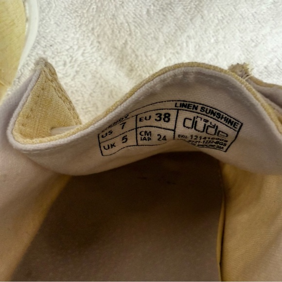 Hey Dude Women's Soft Yellow Loafers - Picture 3 of 6